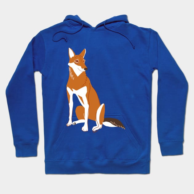 Caberu the Ethiopian Wolf #2 Hoodie by belettelepink